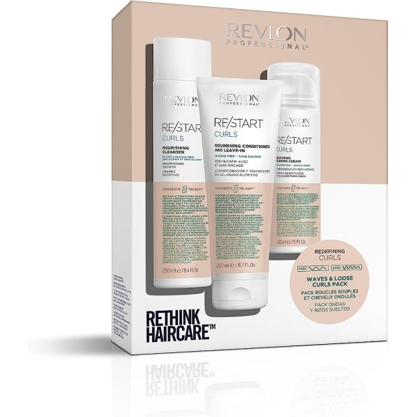 REVLON RESTART KIT CURL 3 PEZZI