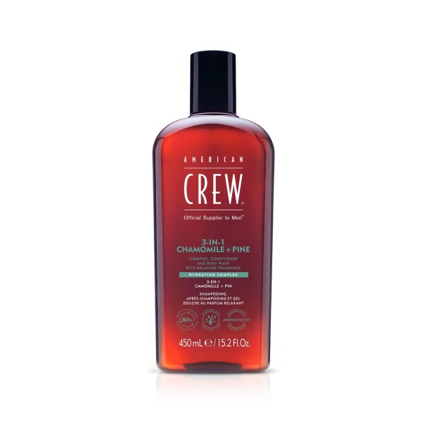 AMERICAN CREW 3-IN-1 CHAMOMILE + PINE 450 ML