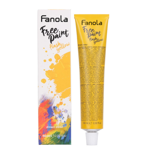 FANOLA FREE PAINT FLASH YELLOW 60 ML