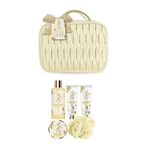 LE FATE DI JO COFFRET VANIGL/ROSE BEAUTY+S/G+SCRUB+B/L+BURRO CORPO+SPUGNA