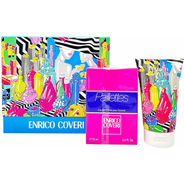 Enrico coveri Paillettes - EDT 75 ml  + BODY LOTION 150 ml