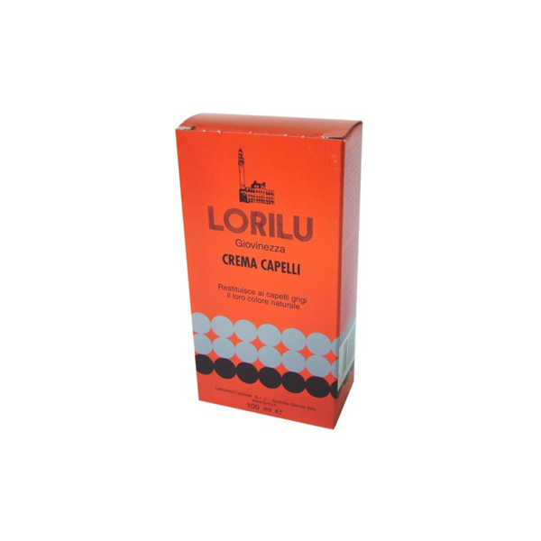 Lorilu Crema di giovinezza per capelli anti grigio per uomo 100 ml