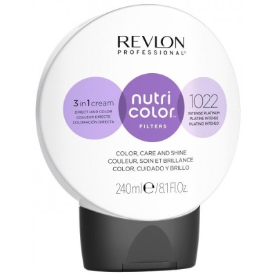 REVLON NUTRICOLOR FILTERS 1022 - PLATINO INTENSO - 240 ML.