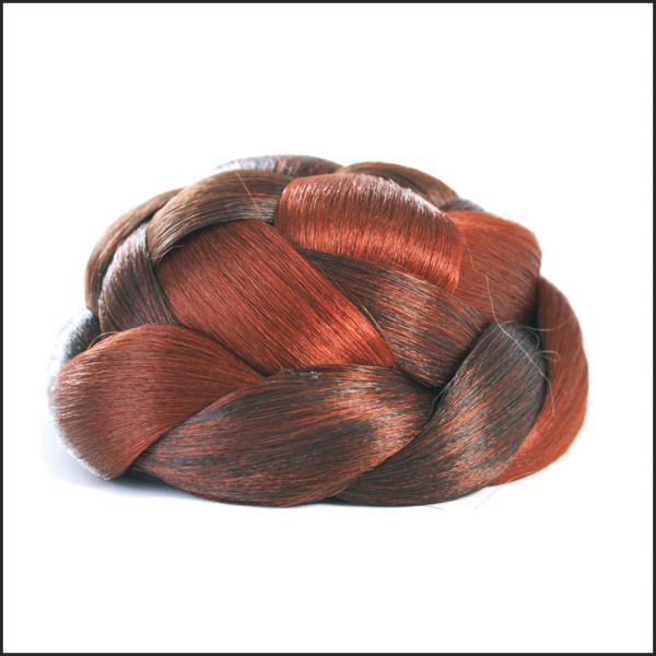 SMART VOLUME Chignon Intreccio Effetto Capello vero COLORE CASTANO NOCE